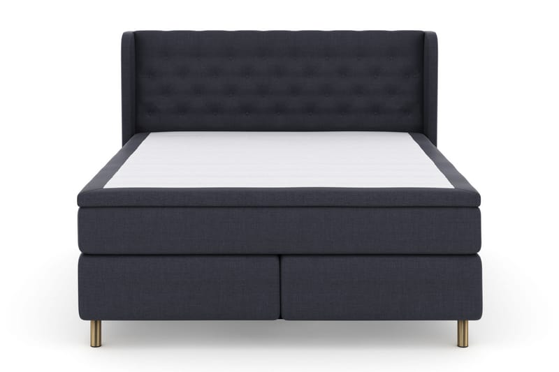 Select No 4 Komplett Sengepakke 180x200 Fast/Medium - Blå/Kobberben - Møbler - Senger - Komplett sengepakke
