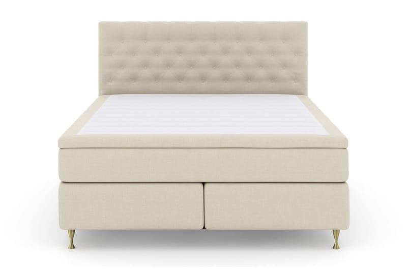 Select No 4 Komplett Sengepakke 180x200 Medium - Beige/Gullben - Møbler - Senger - Komplett sengepakke