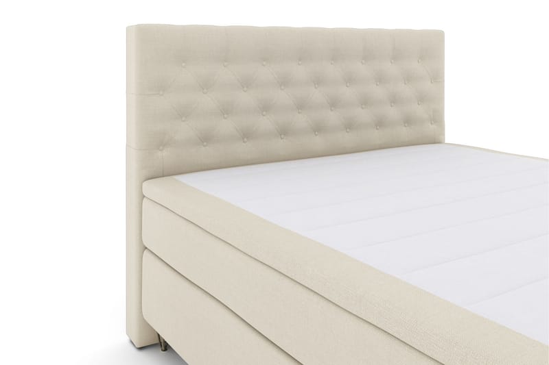 Select No 4 Komplett Sengepakke 180x200 Medium - Beige/V-formede Metallben - Komplett sengepakke - Kontinentalsenger - Dobbeltsenger