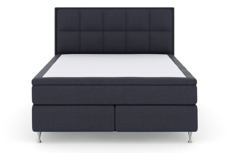 Select No 4 Komplett Sengepakke 180x200 Medium - Blå/Sølvben - Møbler - Senger - Kontinentalsenger