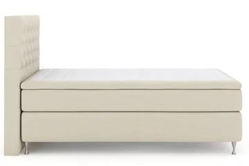 Select No 4 Kontinentalseng 120x200 Fast - Beige/Sølvben - Møbler - Senger - Kontinentalsenger