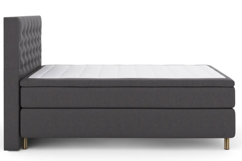 Select No 4 Kontinentalseng 140x200 Fast/Medium - Mørkegrå/Kobberben - Møbler - Senger - Kontinentalsenger