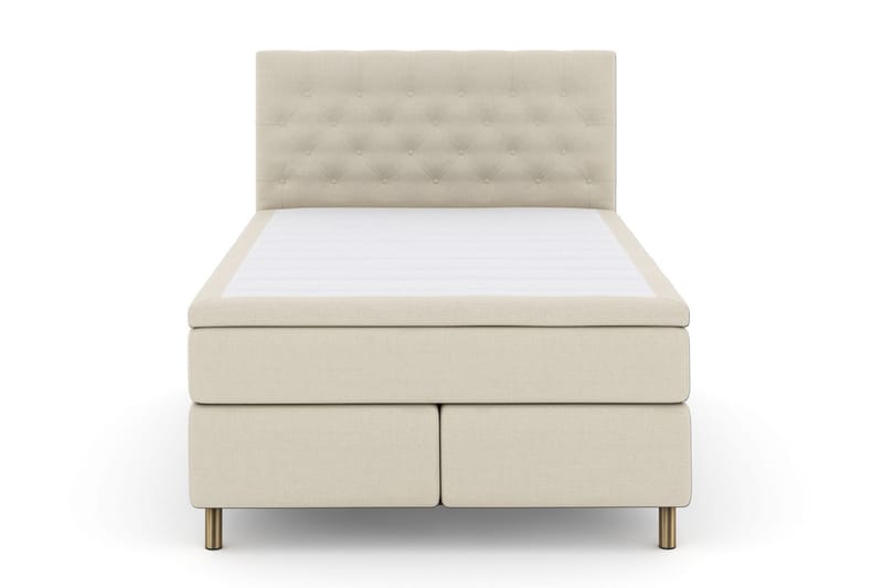 Select No 4 Kontinentalseng 140x200 Medium - Beige/Kobberben - Møbler - Senger - Kontinentalsenger