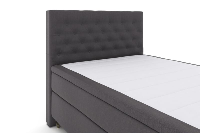 Select No 4 Kontinentalseng 140x200 Medium - Mørkegrå/V-formede Metallben - Møbler - Senger - Kontinentalsenger