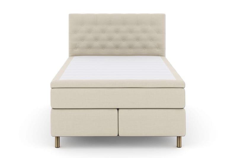 Select No 4 Kontinentalseng 160x200 Fast - Beige/Kobberben - Kontinentalsenger - Dobbeltsenger