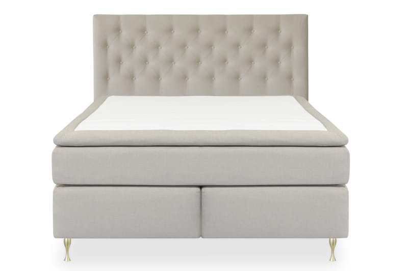 Select No 4 Kontinentalseng 180x200 Fast - Beige/Gullben - Møbler - Senger - Kontinentalsenger