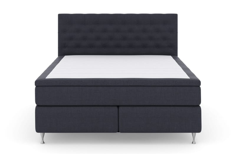 Select No 4 Kontinentalseng 180x200 Fast - Blå/Sølvben - Møbler - Senger - Kontinentalsenger