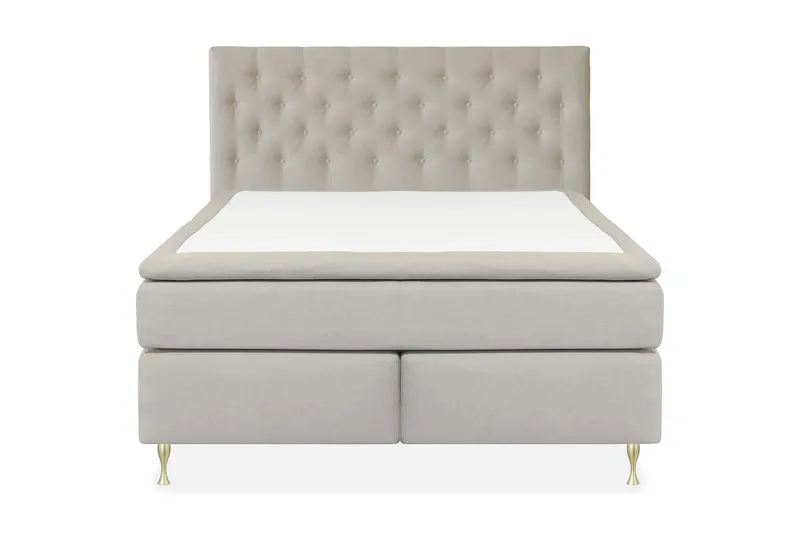 Select No 4 Kontinentalseng 180x200 Fast/Medium - Beige/Gullben - Møbler - Senger - Kontinentalsenger