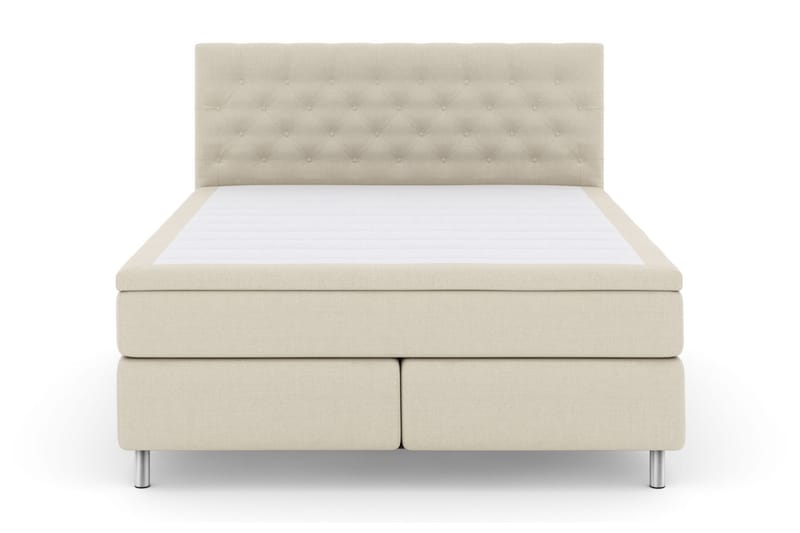 Select No 4 Kontinentalseng 180x200 Fast/Medium - Beige/Metallben - Møbler - Senger - Kontinentalsenger