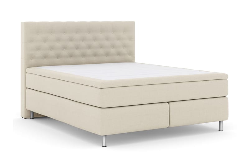 Select No 4 Kontinentalseng 180x200 Fast/Medium - Beige/Metallben - Møbler - Senger - Kontinentalsenger