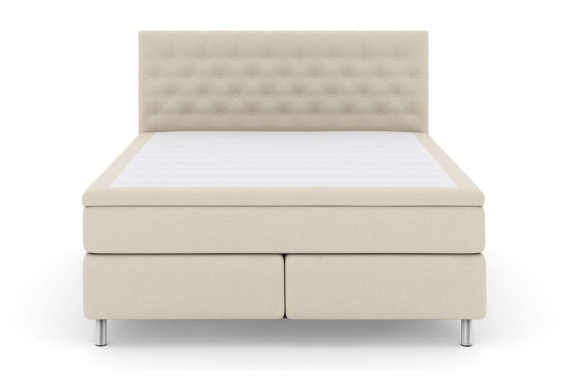 Select No 4 Kontinentalseng 180x200 Fast/Medium, Beige/Metallben