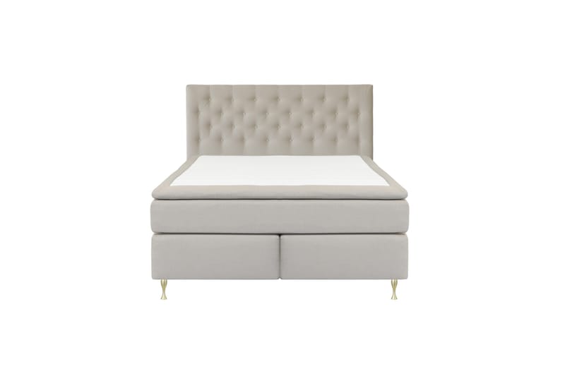 Select No 4 Kontinentalseng 210x210 Medium - Beige/Gullben - Møbler - Senger - Kontinentalsenger