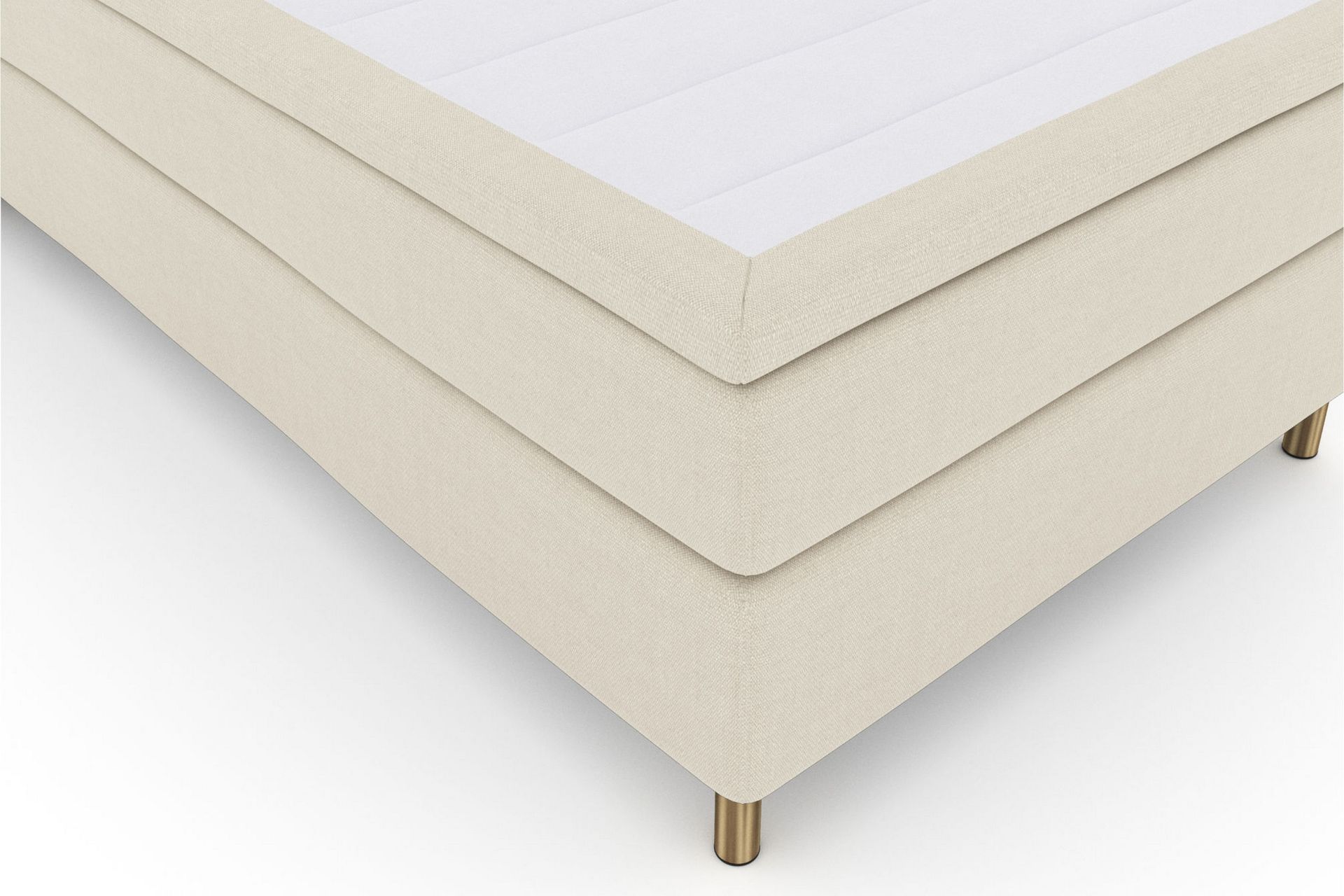 Select No 5 Komplett Sengepakke 120x200 Fast Lateks - Beige/Kobberben - Møbler - Senger - Komplett sengepakke