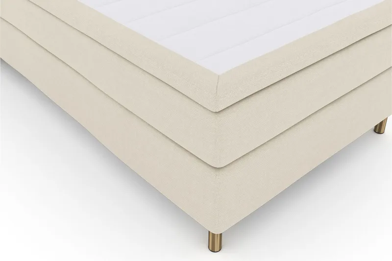 Select No 5 Komplett Sengepakke 120x200 Fast Lateks - Beige/Kobberben - Møbler - Senger - Kontinentalsenger
