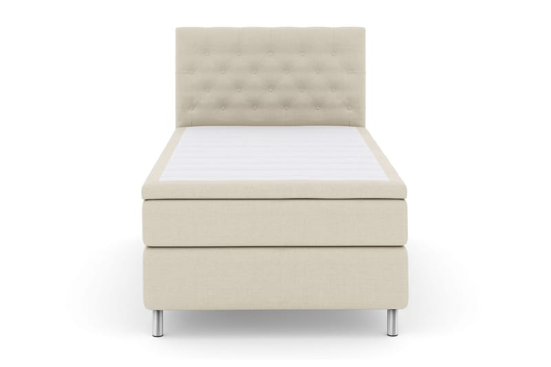 Select No 5 Komplett Sengepakke 120x200 Fast Lateks - Beige/Metallben - Møbler - Senger - Kontinentalsenger