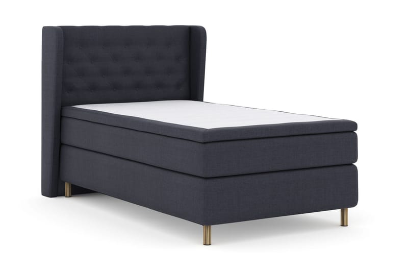 Select No 5 Komplett Sengepakke 120x200 Fast Lateks - Blå/Kobberben - Møbler - Senger - Kontinentalsenger
