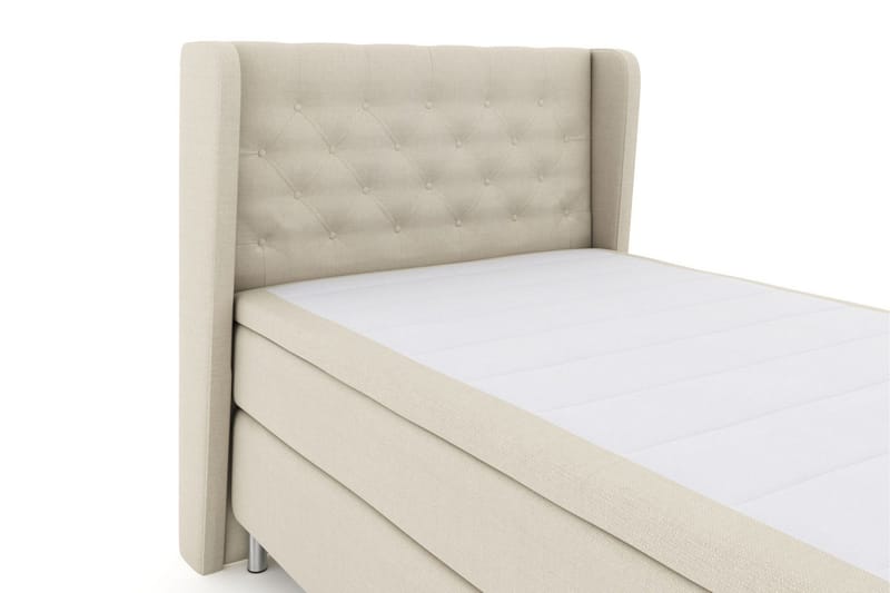 Select No 5 Komplett Sengepakke 120x200 Fast Watergel - Beige/Metallben - Møbler - Senger - Kontinentalsenger