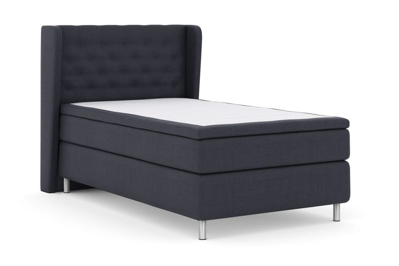 Select No 5 Komplett Sengepakke 120x200 Fast Watergel - Blå/Metallben - Møbler - Senger - Kontinentalsenger