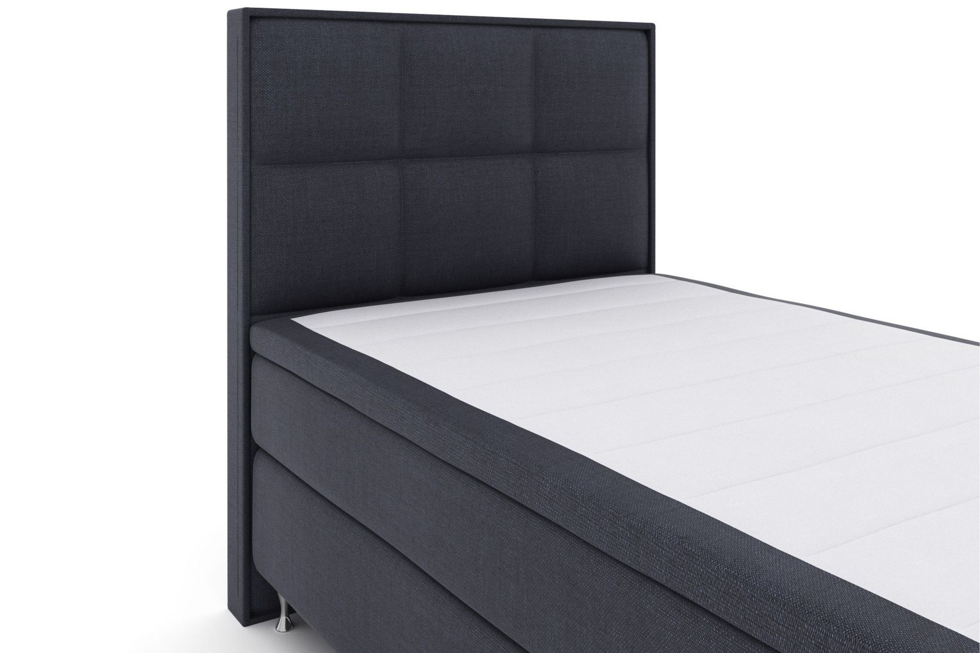 Select No 5 Komplett Sengepakke 120x200 Fast Watergel - Blå/Sølvben - Møbler - Senger - Komplett sengepakke