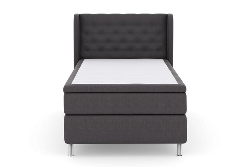 Select No 5 Komplett Sengepakke 120x200 Medium Lateks - Mørkegrå/Metallben - Møbler - Senger - Komplett sengepakke