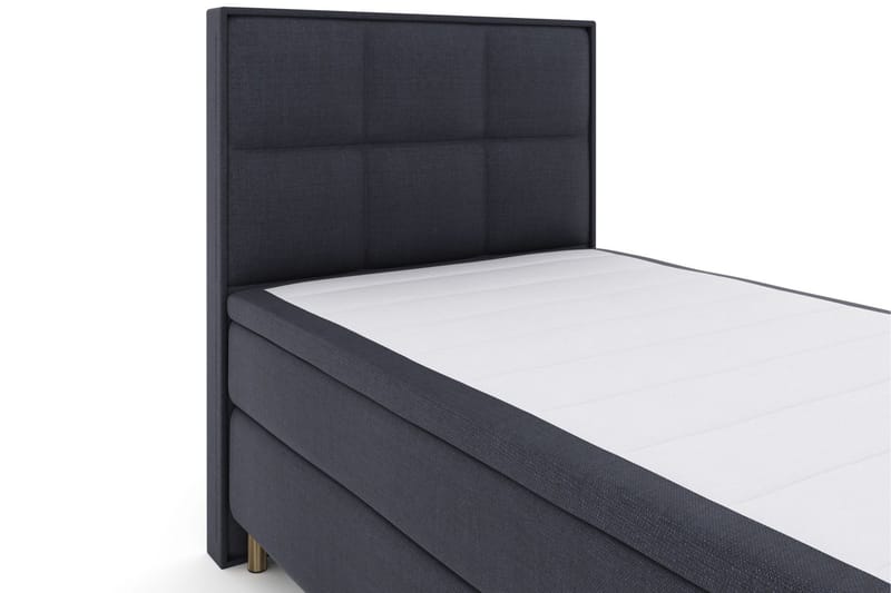 Select No 5 Komplett Sengepakke 120x200 Medium Watergel - Blå/Metallben - Møbler - Senger - Komplett sengepakke