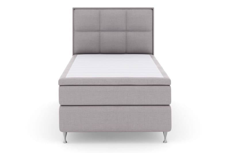 Select No 5 Komplett Sengepakke 120x200 Medium Watergel - Lysegrå/Sølvben - Møbler - Senger - Kontinentalsenger