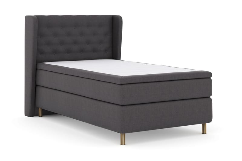 Select No 5 Komplett Sengepakke 120x200 Medium Watergel - Mørkegrå/Kobberben - Møbler - Senger - Komplett sengepakke