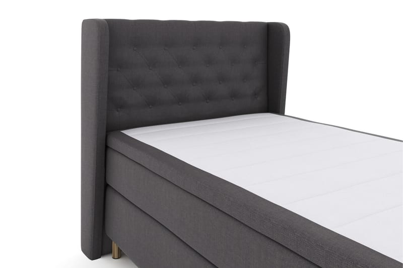 Select No 5 Komplett Sengepakke 120x200 Medium Watergel - Mørkegrå/Kobberben - Møbler - Senger - Komplett sengepakke