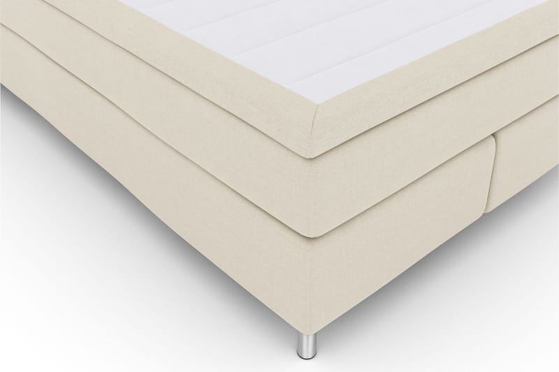 Select No 5 Komplett Sengepakke 140x200 Fast Watergel - Beige/Metallben - Møbler - Senger - Kontinentalsenger