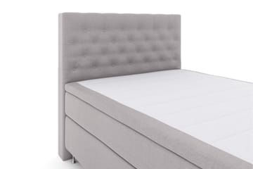 Select No 5 Komplett Sengepakke 140x200 Fast Watergel - Lysegrå/Sølvben - Møbler - Senger - Komplett sengepakke