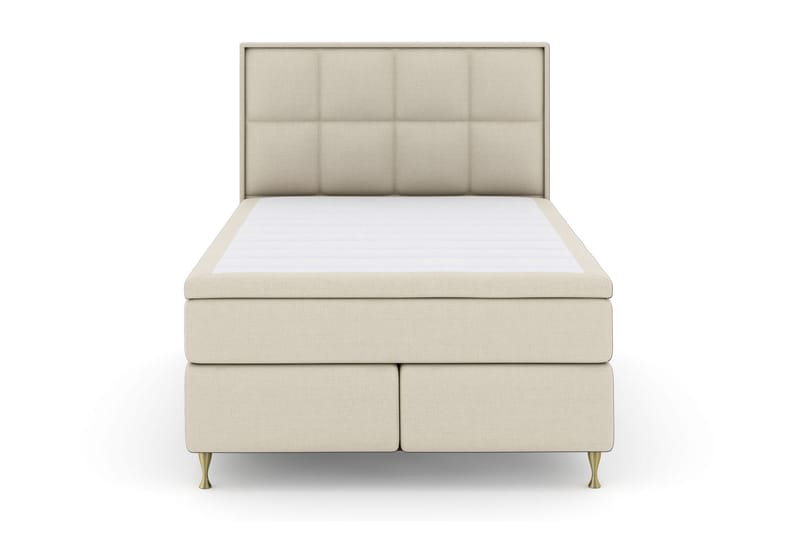 Select No 5 Komplett Sengepakke 140x200 Fast/Medium Lateks - Beige/Gullben - Møbler - Senger - Komplett sengepakke