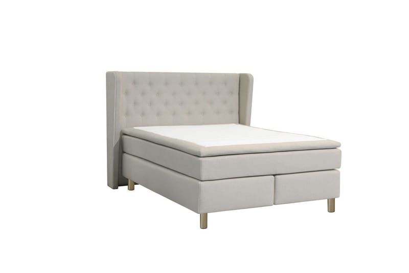 Select No 5 Komplett Sengepakke 140x200 Fast/Medium Lateks - Beige/Kobberben - Møbler - Senger - Kontinentalsenger