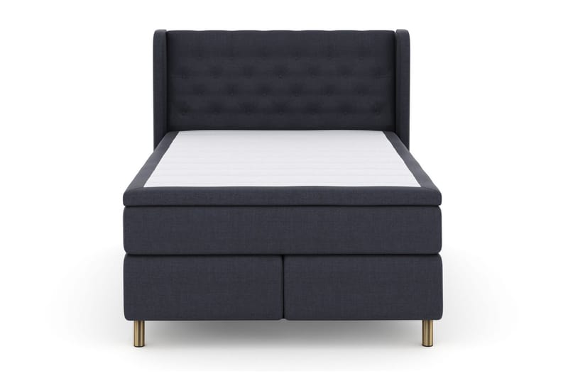 Select No 5 Komplett Sengepakke 140x200 Fast/Medium Lateks - Blå/Kobberben - Møbler - Senger - Komplett sengepakke