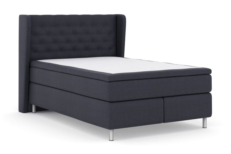 Select No 5 Komplett Sengepakke 140x200 Fast/Medium Lateks - Blå/Kobberben - Møbler - Senger - Komplett sengepakke