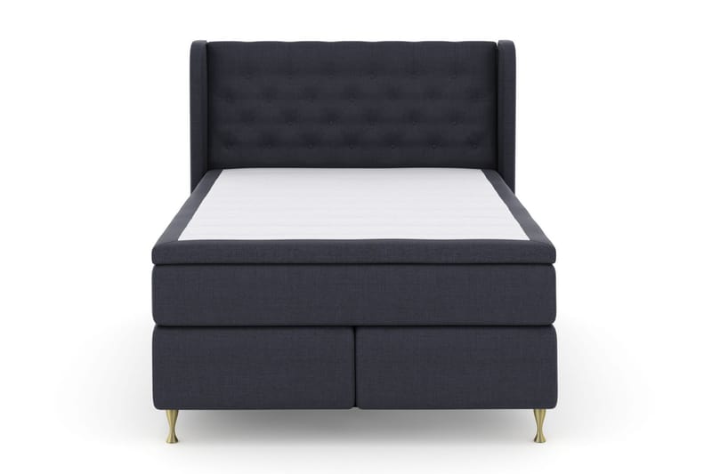 Select No 5 Komplett Sengepakke 140x200 Fast/Medium Watergel - Blå/Gullben - Møbler - Senger - Komplett sengepakke