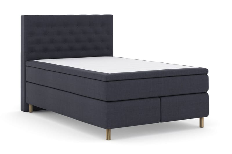 Select No 5 Komplett Sengepakke 140x200 Fast/Medium Watergel - Blå/Metallben - Møbler - Senger - Komplett sengepakke