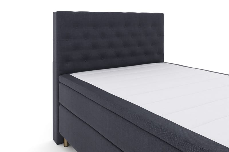 Select No 5 Komplett Sengepakke 140x200 Fast/Medium Watergel - Blå/Metallben - Møbler - Senger - Komplett sengepakke