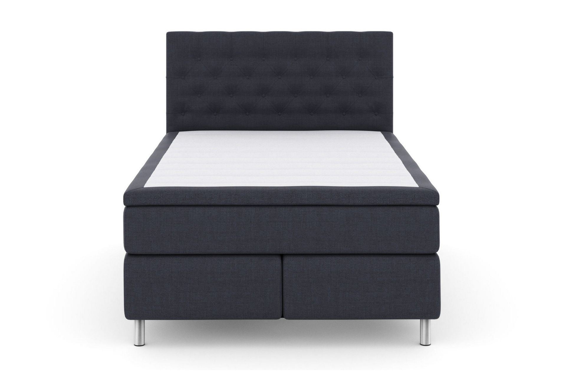 Select No 5 Komplett Sengepakke 140x200 Fast/Medium Watergel - Blå/Metallben