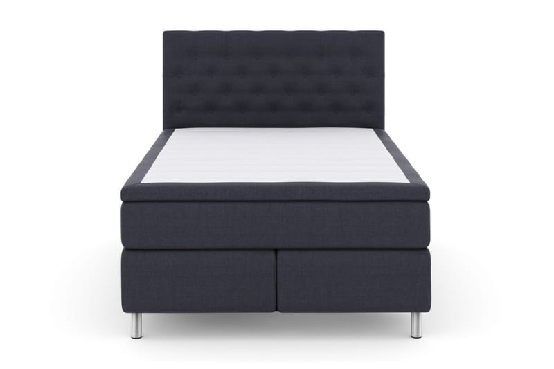 Select No 5 Komplett Sengepakke 140x200 Fast/Medium Watergel, Blå/Metallben