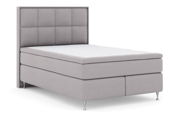 Select No 5 Komplett Sengepakke 140x200 Medium Watergel - Lysegrå/Sølvben - Møbler - Senger - Komplett sengepakke