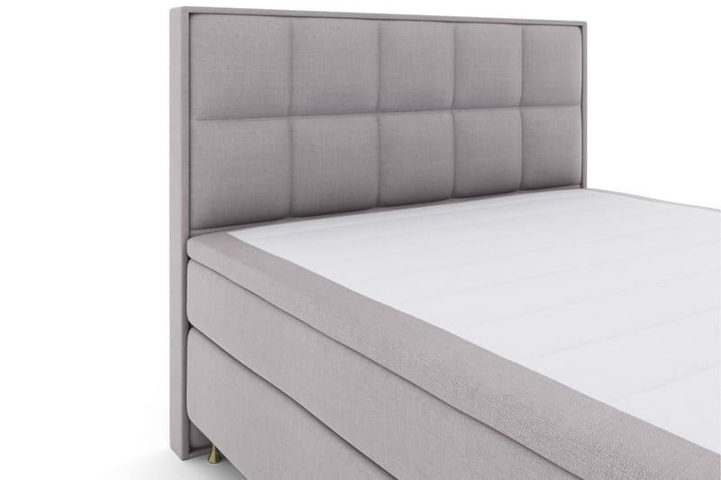 Select No 5 Komplett Sengepakke 160x200 Fast/Medium Watergel - Lysegrå/Gullben - Møbler - Senger - Kontinentalsenger