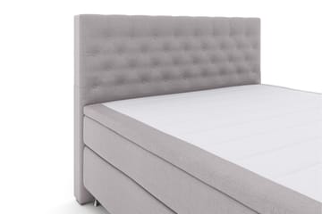 Select No 5 Komplett Sengepakke 160x200 Medium Lateks - Lysegrå/Sølvben - Møbler - Senger - Komplett sengepakke
