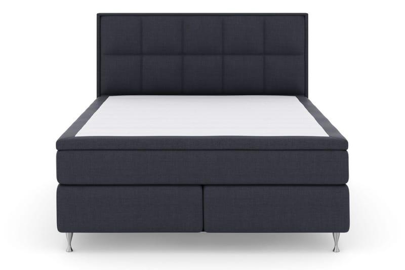 Select No 5 Komplett Sengepakke 180x200 Fast Watergel - Blå/Sølvben - Møbler - Senger - Kontinentalsenger