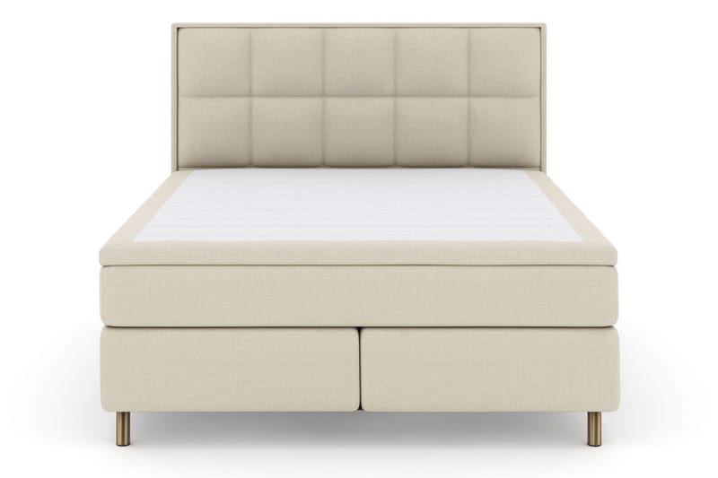 Select No 5 Komplett Sengepakke 180x200 Fast/Medium Watergel - Beige/Kobberben - Møbler - Senger - Kontinentalsenger