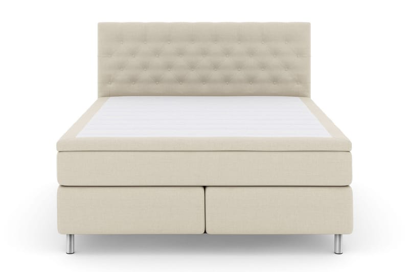 Select No 5 Komplett Sengepakke 180x200 Medium Lateks - Beige/Metallben - Møbler - Senger - Kontinentalsenger