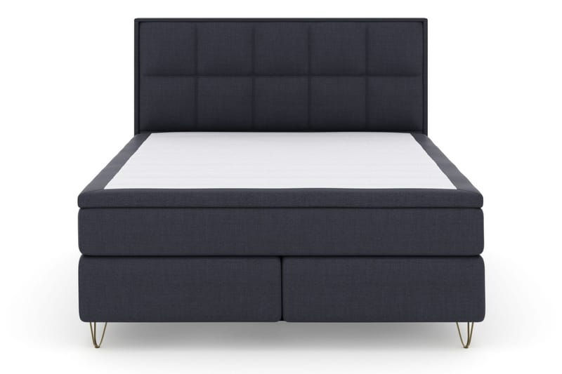 Select No 5 Komplett Sengepakke 180x200 Medium Lateks - Blå/V-formede Metallben - Møbler - Senger - Kontinentalsenger