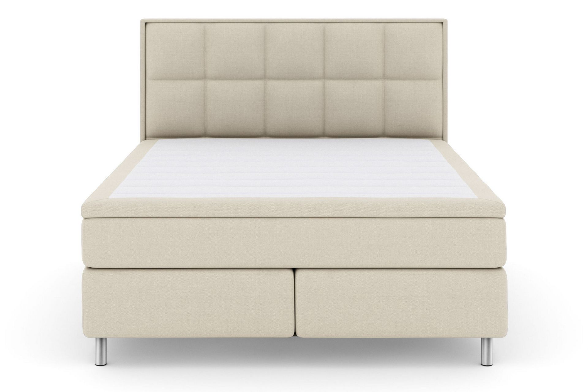 Select No 5 Komplett Sengepakke 180x200 Medium Watergel - Beige/Metallben - Møbler - Senger - Komplett sengepakke