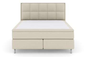 Select No 5 Komplett Sengepakke 180x200 Medium Watergel - Beige/Metallben - Møbler - Senger - Komplett sengepakke