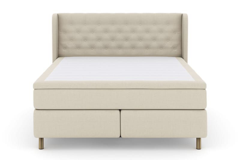 Select No 5 Komplett Sengepakke 210x210 Fast Watergel - Beige/Kobberben - Møbler - Senger - Kontinentalsenger