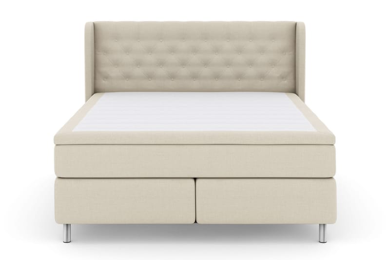 Select No 5 Komplett Sengepakke 210x210 Fast Watergel - Beige/Metallben - Møbler - Senger - Komplett sengepakke